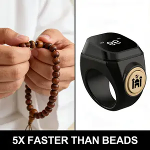 Muslim Smart Prayer Counter, APP Precise Reminder, Waterproof Design, Long Lasting Battery, Islamic Daily Prayers, Electronic Counter