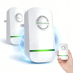 Electricity Saving Compact Plug-In  power saverUS Plug Built-In Indicator Light Universal Wide Voltage Design Compatible with 90–250V Input Range  Home, Office, Dorm  Multi-Scenario