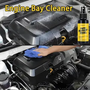 Engine Compartment Cleaner & Gloss Protector, Automobile Engine Cleaner, Deep Degreasing Heavy Duty Degreaser Detail Compound, Oil Dust Grease Remover Removal, Essential Car Maintenance Tool