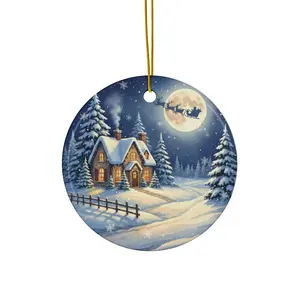 🎁 This Ornament Feels Like a Hallmark Movie 🏠❤️ Cozy Cottage Christmas Ornament