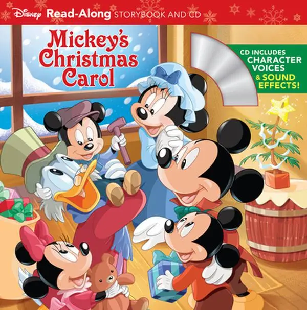 Mickey's Christmas Carol Readalong Storybook and CD [With Audio CD] -- Disney Books, Mixed Media Product