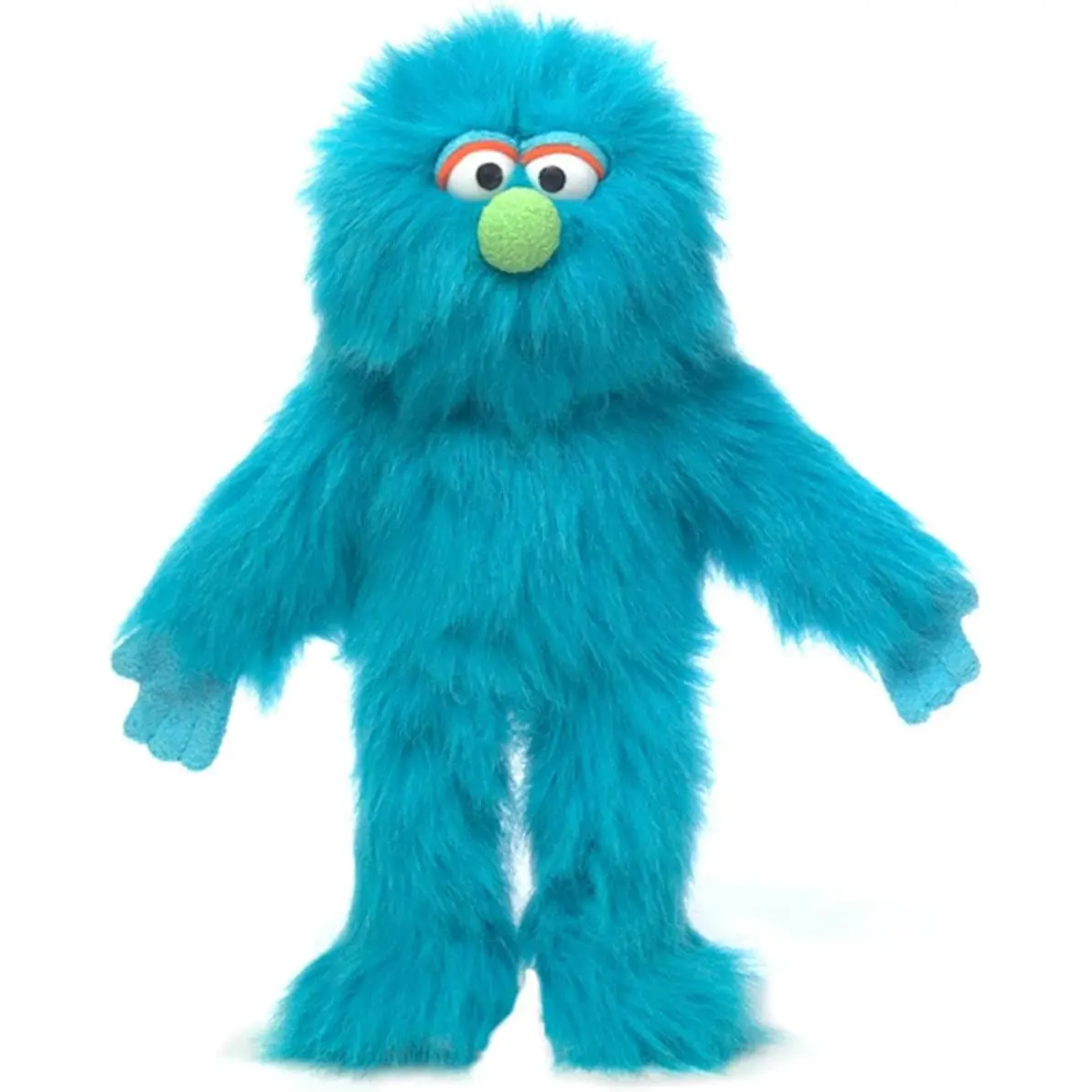 14" Blue Monster, Hand Puppet