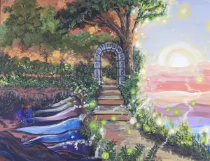 Limited Edition Weaving our Dreams Art Print High Quality with Authenticity Certificate, 8x10 on 11x14 White Backing Board -