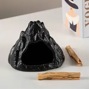 Saint Wood Sage Burning Tray Chimney Stand Ceramic Incense Holder, Essential Oil Diffuser & Aromatherapy Decorative Accessory