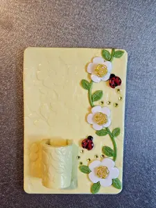 Ladybug Propagation Magnet.  Handmade for your plant cuttings! A Fresh Twist on an Nature Inspired Propagation Station!