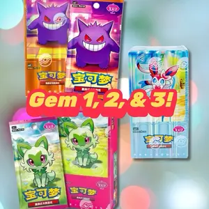 Gem Volume 1 2 & 3 Chinese Pokémon Booster Box Bundle - All 3 Booster Boxes!