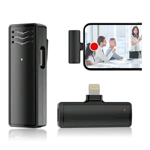 Lapel Microphone for iPhone, Android, Google - Wireless Lavalier Mini Microphone for Gaming, Podcast, Interviews, TikTok, Snapchat, Twitch