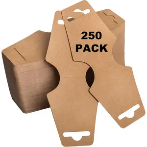 250 Pack Necklace Display Cards Jewelry Bracelet Choker Display Cards Easy and Simple For Displaying Your Jewelries Necklaces and Bracelets Bulk