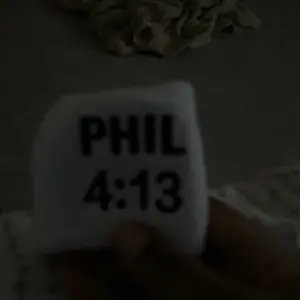 Christian Sweatband 2 Pack with Cross Design and "PHIL 4:13" Text