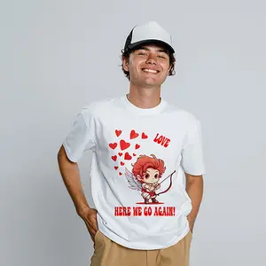 Here we go again, Valentine's Day Shirt, Funny Valentine's Gift, Cute Valentine's Shirt, Valentine's Day Gift, Couples Shirt, Funny Valentine's Shirt