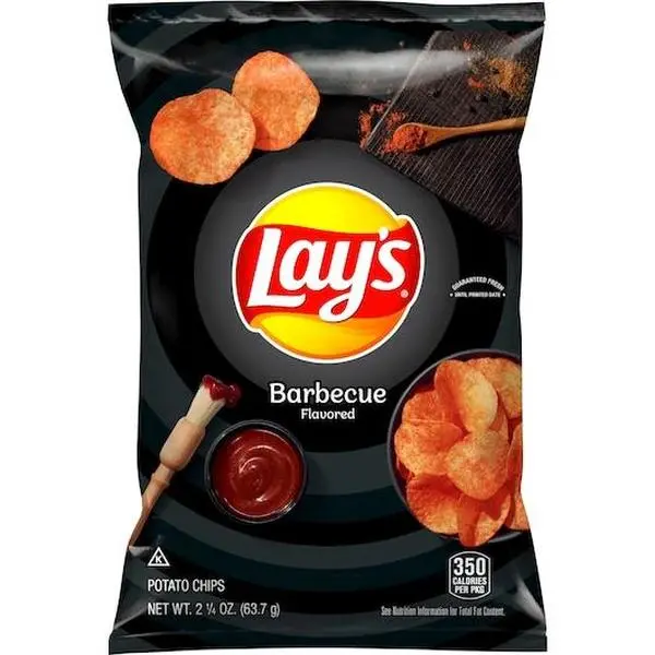 Lay's Bbq Potato Chips 2.25 oz 24 ct XVL