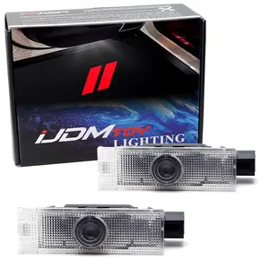 iJDMTOY Red // Slash Full LED Projection Under Side Door Courtesy Lights, Footwell Lights, For Dodge 2015-up Challenger