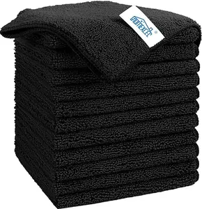 Microfiber Cleaning Cloth, 12 Pack Premium Microfiber Towels for Cars, Lint Free, Scratch-Free, Highly Absorbent, Reusable Cleaning Rags for Car, Household, Kitchen, Window, 11.5"X11.5"