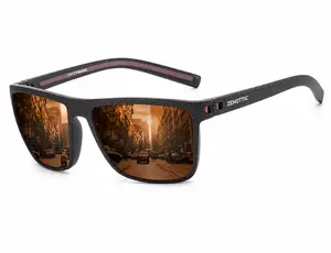 ZENOTTIC  Sunglasses for Men – Lightweight TR90 Square Frame, UV400 Protection, Stylish Sun Glasses Retro men's