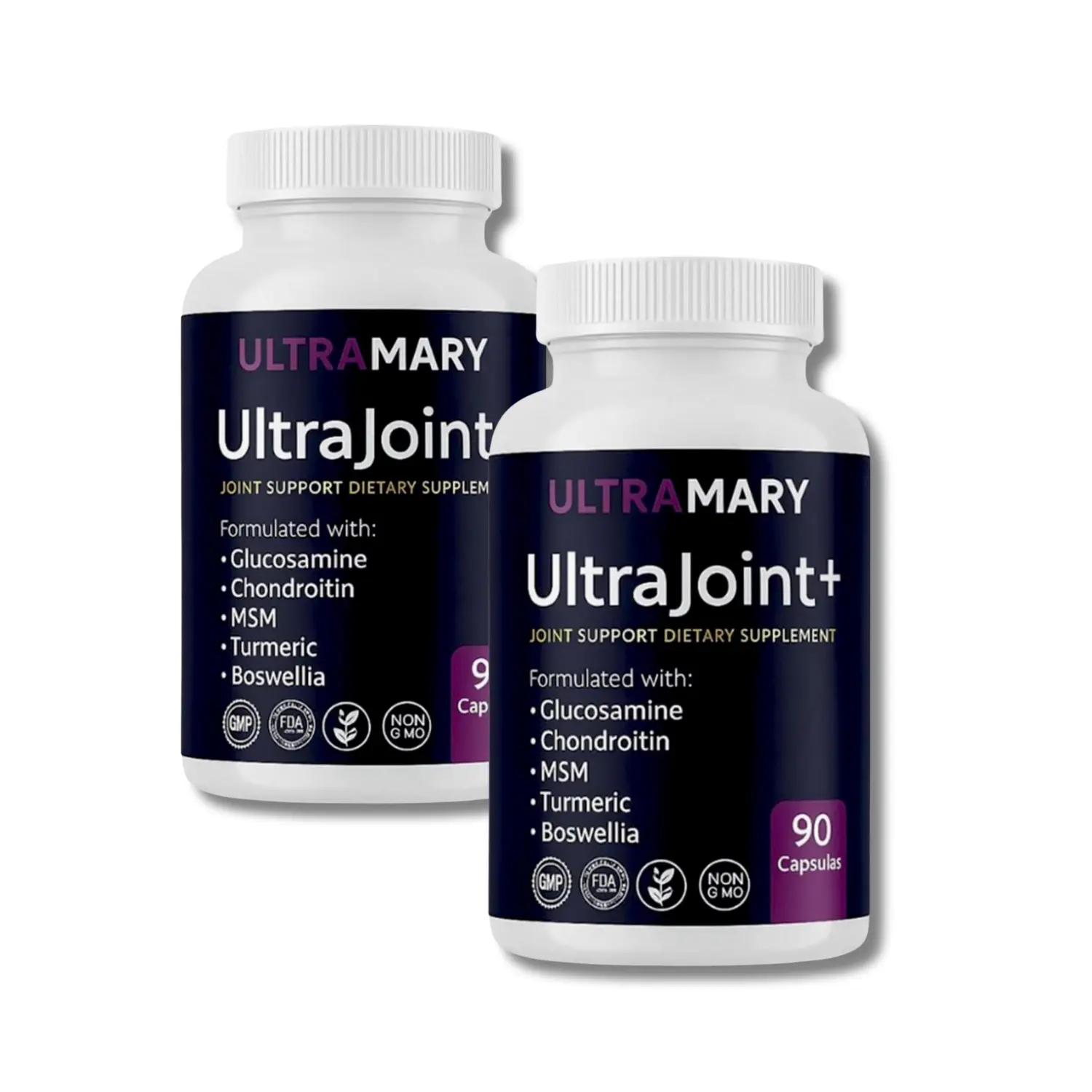 VIRAL Glucosamine Chondroitin MSM and Turmeric Supplement – Joint Support Supplement for Women and Men with Boswellia and Chondroitin Sulfate for Joint Health Mobility & Flexibility – 90 Capsules