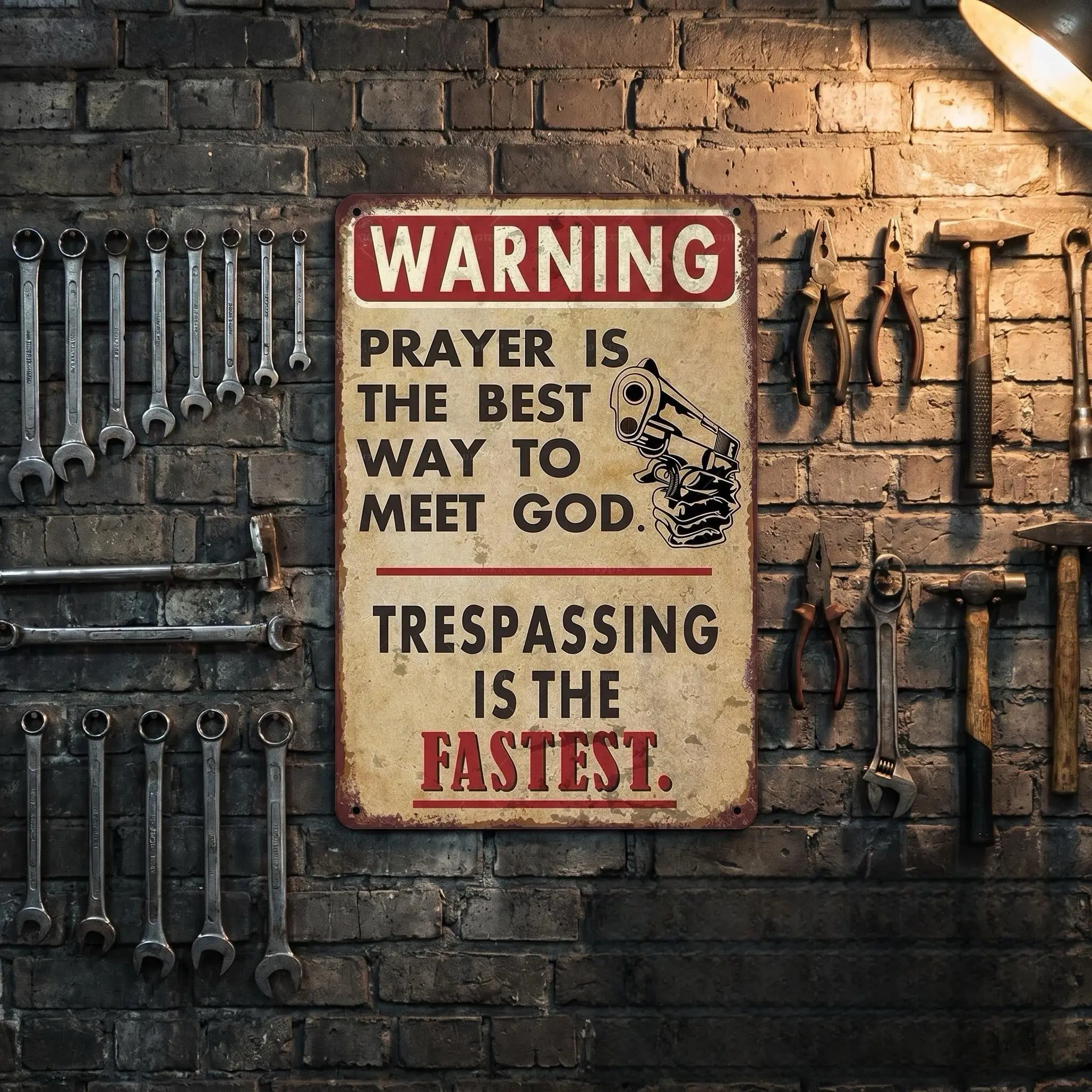 [Father's Day Gifts]Vintage Metal Dad's List Home Signboard, 12x8 Accessories, Metal No Trespassing Signs Private Property Funny, Posted Signs No Trespassing for Home Yard Garden Door Wall Metal Sign, Garage Plaque