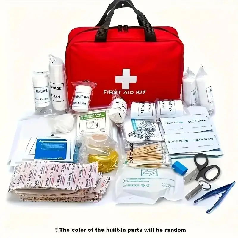 First Aid Kit, Emergency Care Kit with Essential Items, Outdoor Sports First Aid Kit, Practical First Aid Kit Suitable for Hiking, Medical Suppliers,
