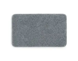 Mainstays 24x40 Large Bath Rug – Soft & Durable Non Slip Bathroom Mat, Grey