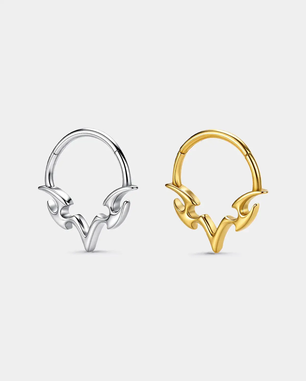 V-Spear Tribal Segment Septum Ring