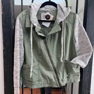 Custom Prince Moto Jacket Army Green Size Womens Large
