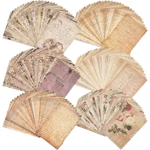 180Pcs Vintage Letter Series Sticker Material for DIY Scrapbooking, Junk Journal Base, Collage, Diary, Happy Plan, Gift Seal Decoration, Junk Journaling Supplies - Home Improvement.