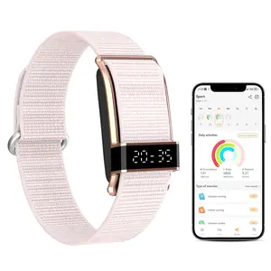Ultra-weight 20G Smart Bracelet for Men/ Women, Adjustable Strap Sport Tracker, Call Reminder,145Mah Battery, IP68 Waterproof,Free APP, Multiple Sports Modes, Sleep Tracking, Compatible for Android and IOS Phones