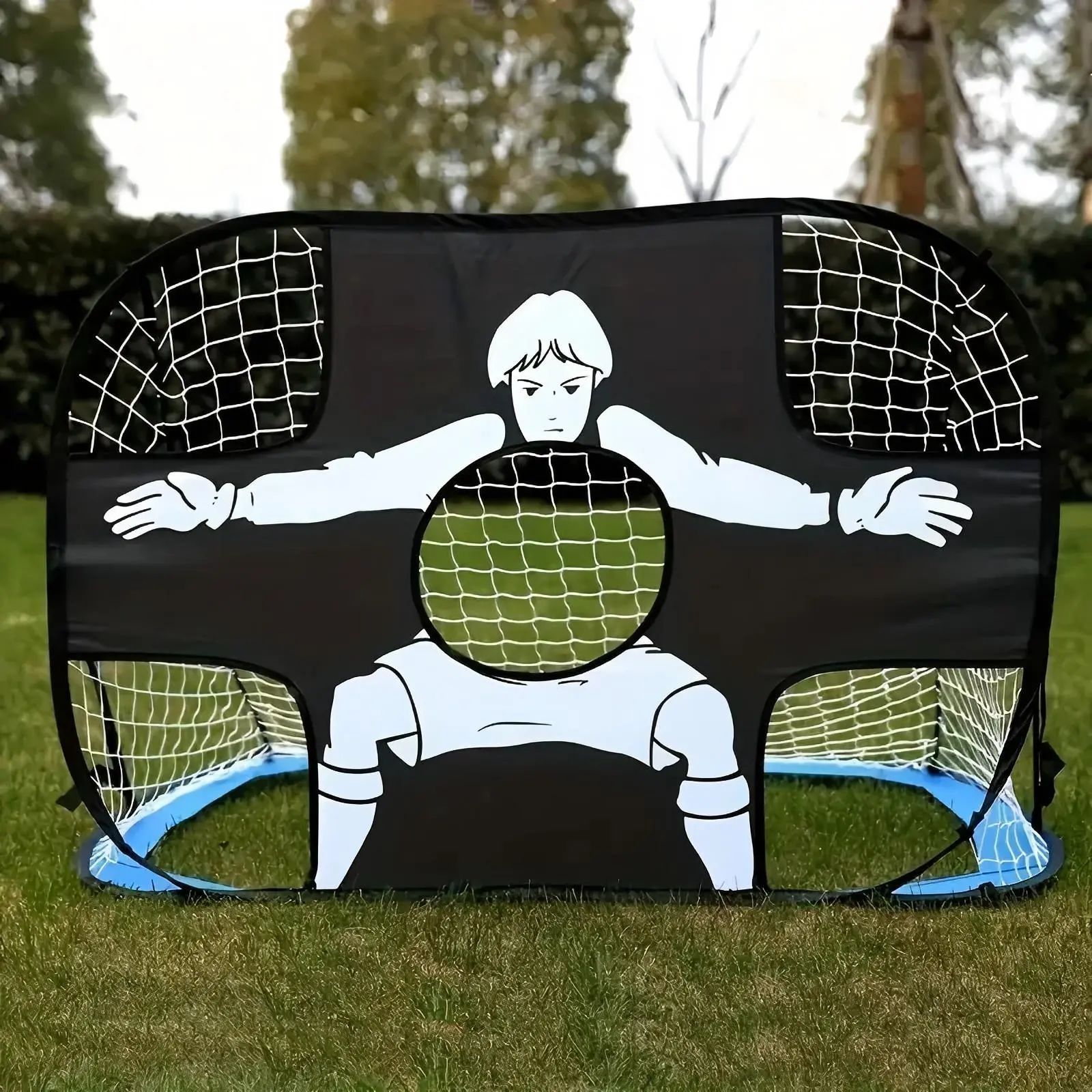Portable Football Goal Net Foldable Mobile Soccer Gate Outdoor Folding Soccer Goal Post, Sports Equipment Type,