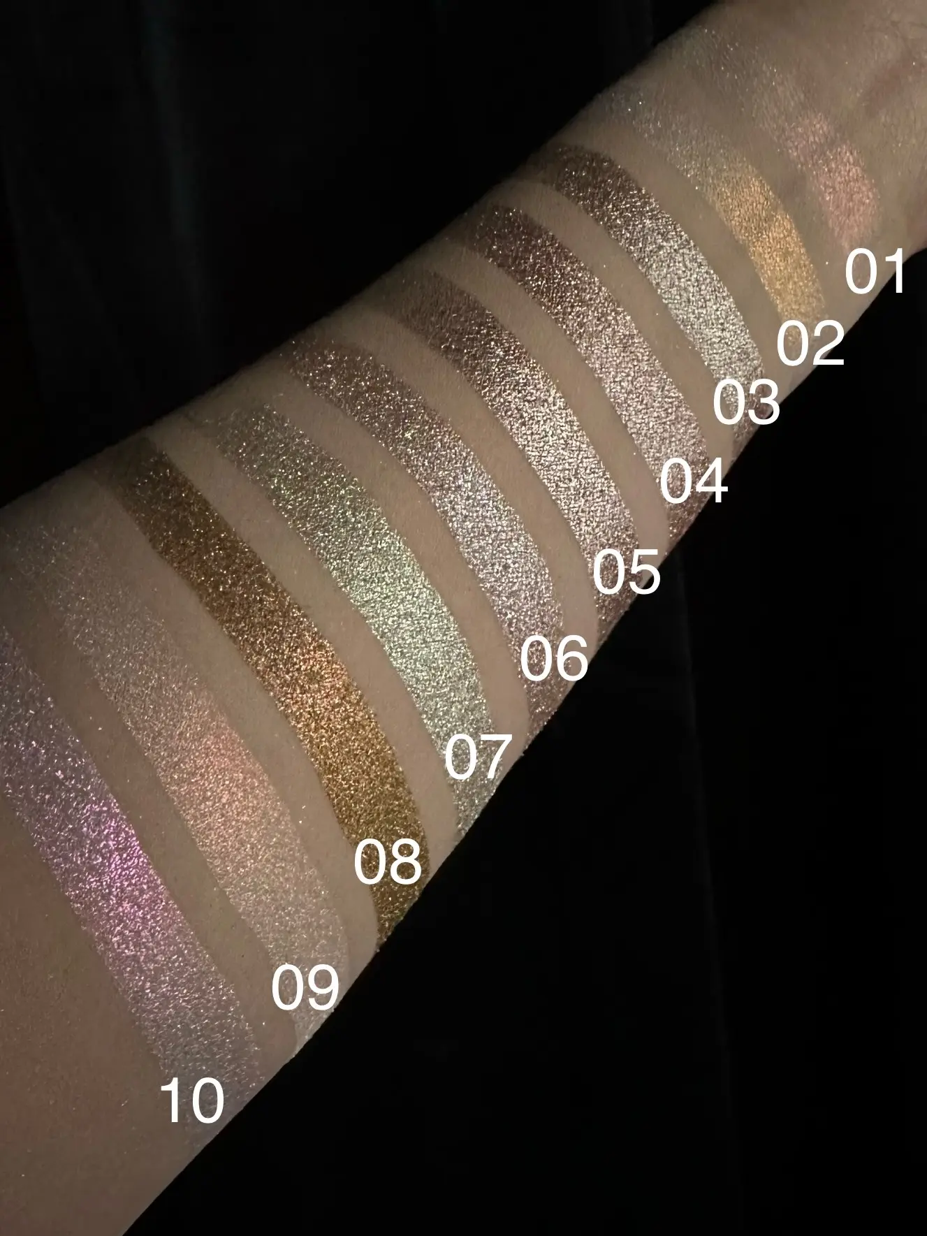 Multichrome Makeup Pigment Eyeshadow Face Body Shimmer Rainbow Colour Multi Chrome Loose Color Powder Eye Case Flawless Glitter pigmented eyeshadow Cosmetic ethereal eyes lurella  eye