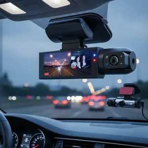 High-definition Front And Rear Dual-lens Car-mounted Driving Recorder With 3.16-inch IPS High-definition Screen Car Dash Camera Automotive Driving Recorder