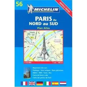 USED Book - Michelin Paris Du Nord Au Sud: Plan Atlas (MICHELIN MAPS: PARIS ATLAS (MAP NO 11)) by Michelin Travel Publications (Paperback) - french