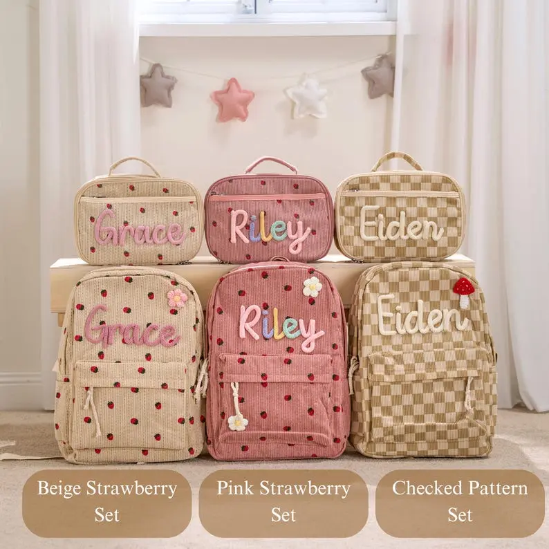 Personalized  Backpack Lunchbag Set: Back to School Gift,