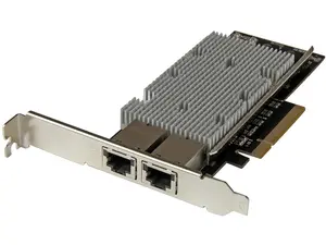 StarTech ST20000SPEXI 2-Port PCI Express 10GBase-T Ethernet Network Card - with Intel X540 Chip