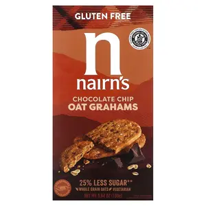 Nairn's Oat Grahams, Gluten Free, Chocolate Chip, 5.64 oz (160 g)