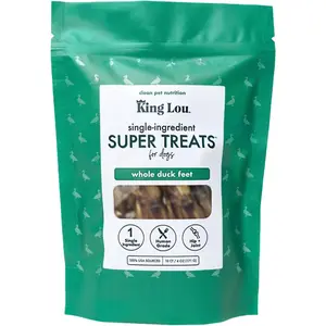 Duck Feet Dog Treats Dehydrated Single Ingredient Human Grade Crunchy Dental Chews Hip Joint Support 10 Count