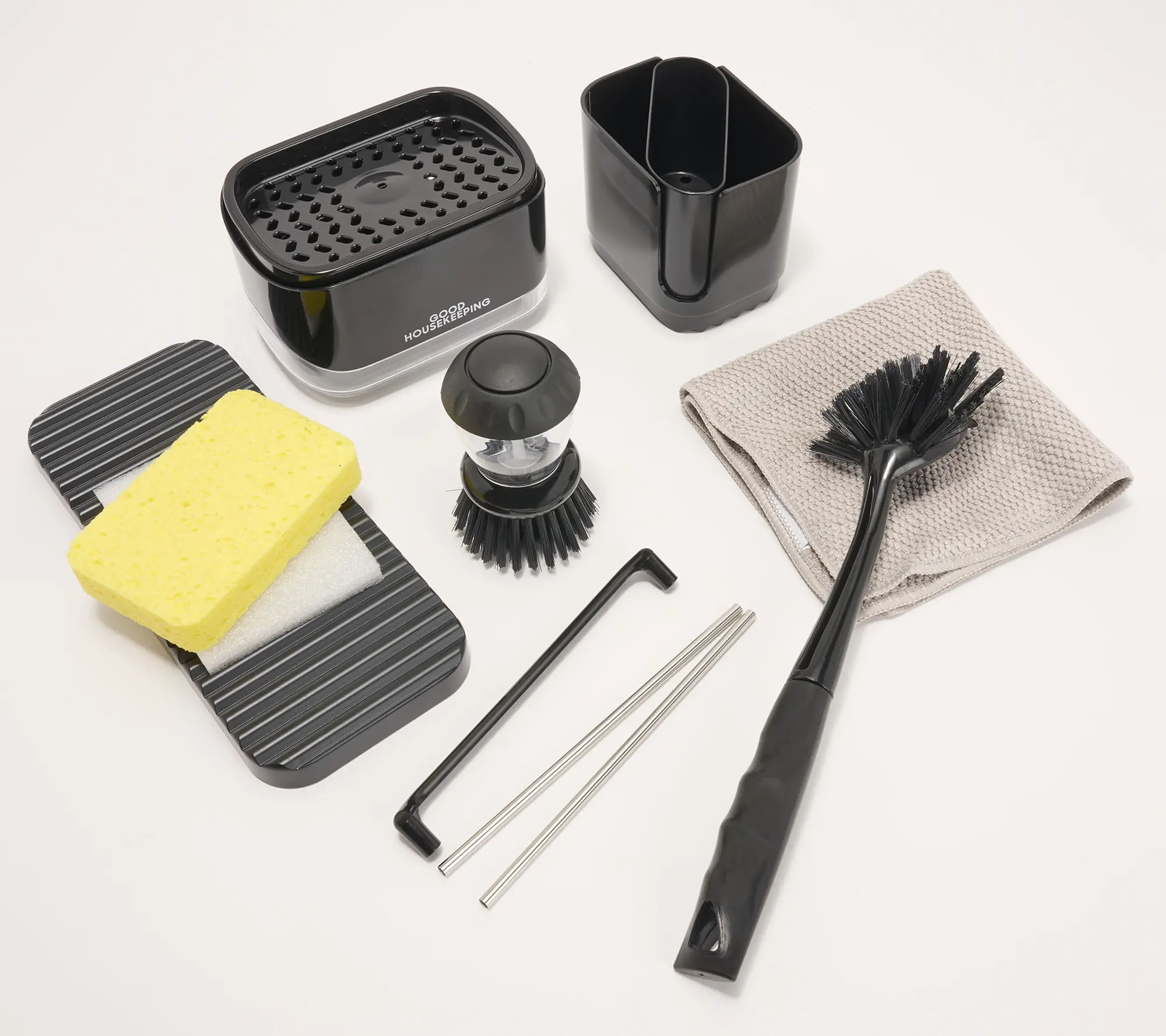 Good Housekeeping 4-Piece Kitchen Cleaning Caddy Good Housekeeping 4-Piece Kitchen Cleaning Caddy