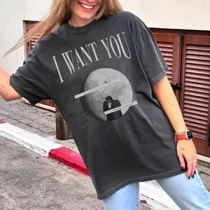 AUSTIN GIORGIO "I WANT YOU" VINTAGE BLACK T-SHIRT
