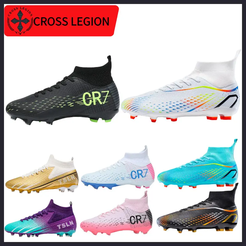 Local delivery Football shoes Men's and women's outdoor sports Football boots Competition dedicated soccer shoes EU33-EU46shoes soccer soccer boots soccer cleats White Training cleats summerwins