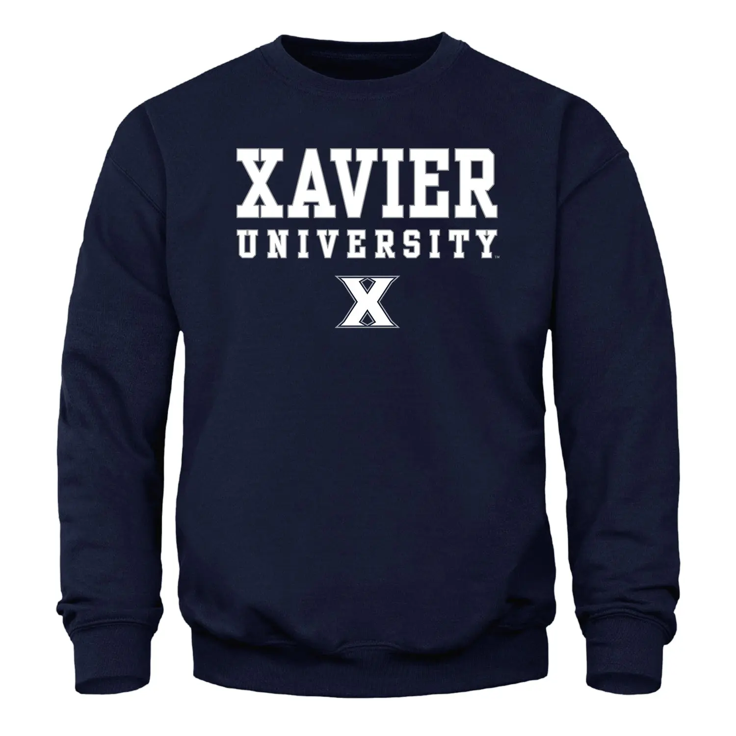 Xavier University Spirit Sweatshirt (Navy)