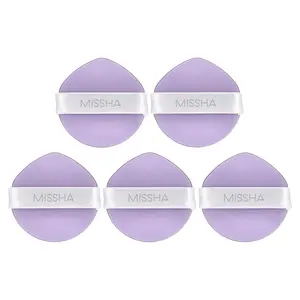 Missha Glow Layering Fit Puff, 5 Pieces