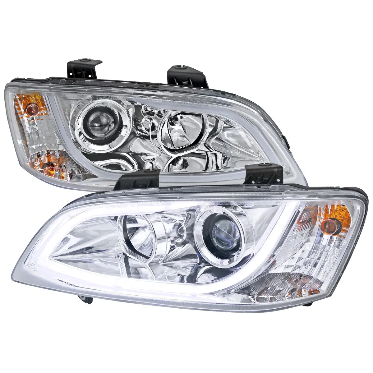 2008-2009 Pontiac G8 LED Bar Projector Headlights (Chrome Housing/Clear Lens) 2008-2009 Pontiac G8 LED Bar Projector Headlights (Chrome Housing/Clear Lens)