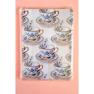 Blue Floral Teacup Kindle Insert