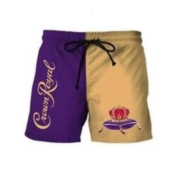 Crown Royal, Camp Collar Short, Tropical Print Short, Cool Party Beer Meme, Trending Summer Gift Shirt,