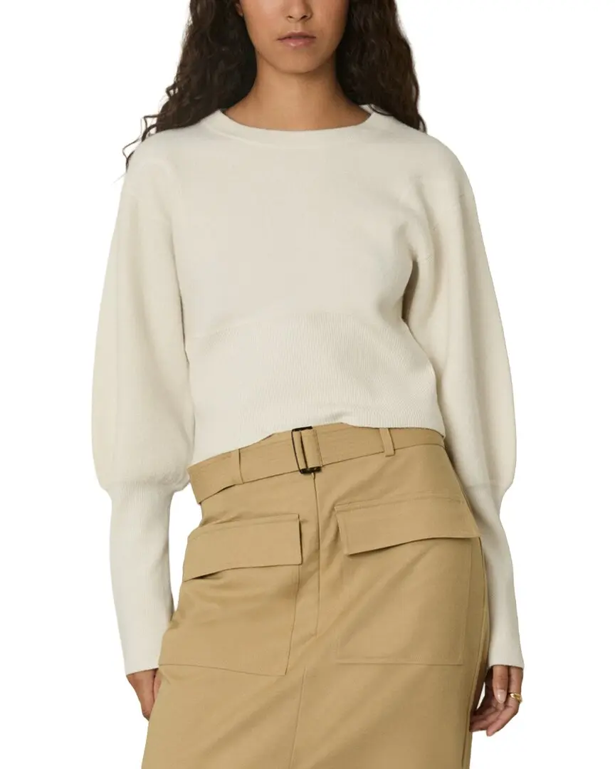 Reiss Ella Crew Cropped Jumper