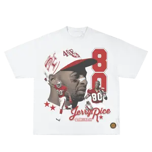 Lacelocks “Jerry Rice” Tee (Vintage Black & White)