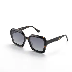 Oversized square  for women, trendy shades 2026,Big frame sunnies for women,UV400 Large Retro  Sunglasses Adjustable Polarized Round LED Light Blocking Stickers outdoorfun