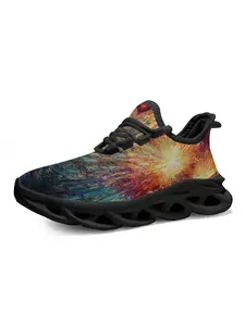 Exclusive Recommendation Starry Sky Sports Shoes, Athletic Footwear, Artistic Print, Unique Galaxy Pattern, Comfort Sole, Vibrant Kids' Style