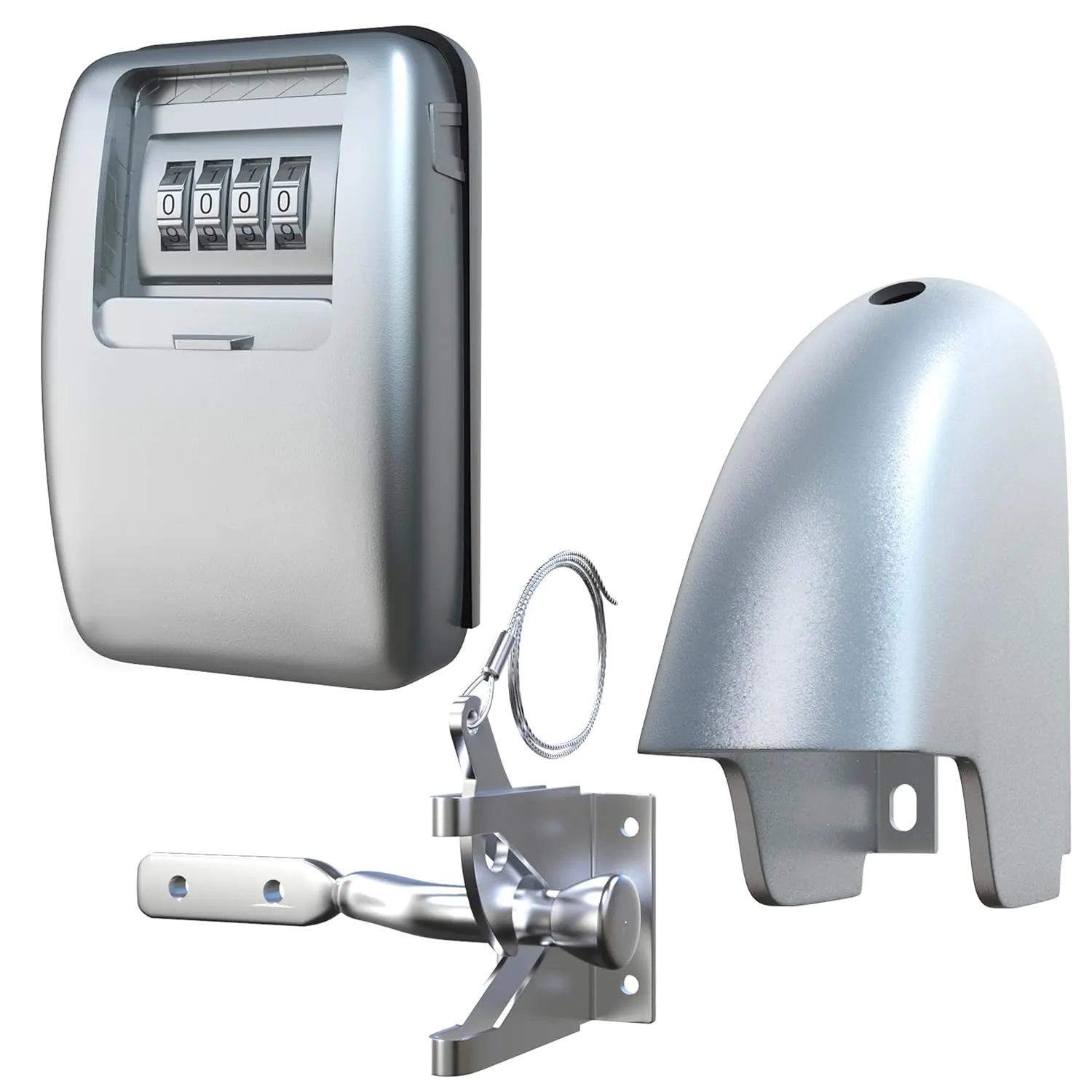 Gate Lock XLS - Secure Keyless Fence Lock and Latch with 2-Way Access - Strong Durable System for  Prevention and Home Security, Easy Installation on Wood or Vinyl Gates/Fences (XLS - 1-Pack)