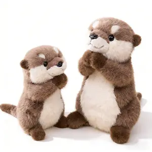 Cute Otter Plush Toy, Super Soft Cuddly Stuffed Animal Gift for Boys & Girls, Ideal for Weddings & Back to School Season