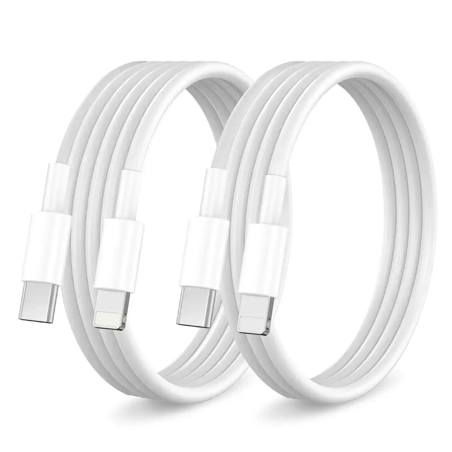 PD 20W Type-C Fast Charging Data Cable, 2 Counts Fast Charging USB-C Data Cable, Portable Cable for iPhone iPad, Charger Cord