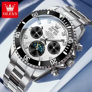 OLEVS Men's Watch Official Genuine Fashion Trendy Style Watch Advanced Waterproof Luminous Mechanical Watch 6729